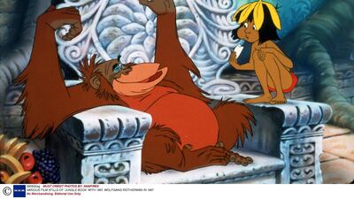 'The Jungle Book' (1967), Stuart James, production editor: Based on one of Rudyard Kipling's 'Just So Stories', 'The Jungle Book' is the tale of an orphan boy called Mowgli, who is raised by a pack of wolves who find him lost in the jungle. It has great characters, especially Phil Harris as Baloo, Louis Prima as King Louie and George Sanders as Shere Khan, and jaw-droppingly beautiful illustrations of the jungle. But what really makes this film a stone-cold classic for adults and children alike are the brilliant, funny and timeless songs. Ooh be doo, I wanna watch with you-oo-oo! Photo by SNAP/REX