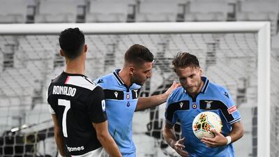 Lazio's Italian forward Ciro Immobile. AFP