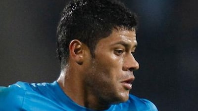 Zenit St Petersburg forward Hulk.
