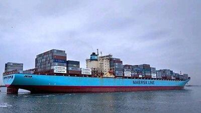 Full sail ahead: AP Møller-Maersk yesterday announced a profit of $1.2 billion for the first quarter. Jerry Lampen / Reuters