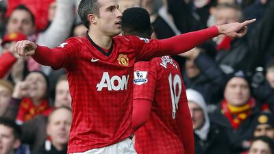 Robin van Persie has been largely absent from Manchester United activities since the end of the World Cup. Phil Noble / Reuters