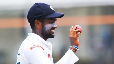 Sri Lanka's Ramesh Mendis took five wickets in Pakistan's innings. AFP