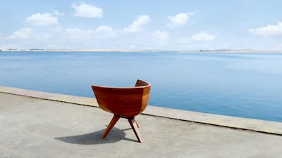 Rand Abdul Jabbar’s dhow-inspired chair from his Forma series. Courtesy Ekta Saran (Wild Beast Media)