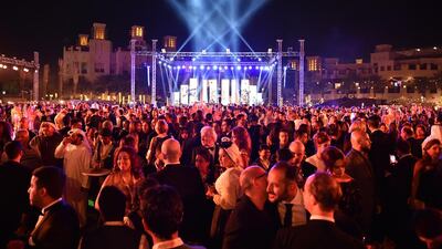 The opening night party at the 12th annual Dubai International Film Festival held at the Madinat Jumeriah Complex on December 9, 2015 in Dubai. Photo by Gareth Cattermole / Getty Images for Diff