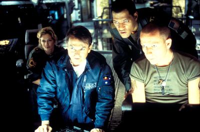 In space slasher Event Horizon, Neill delivers one of his most sinister turns as Dr William Weir. AFP