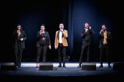 Mezzotono are an Italian acapella choir., Photo: DCT - Abu Dhabi