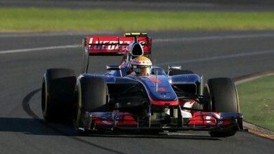 McLaren's Lewis Hamilton of Britain took pole today for the Australian F1 Grand Prix at the Albert Park circuit in Melbourne. Scott Wensley / Reuters