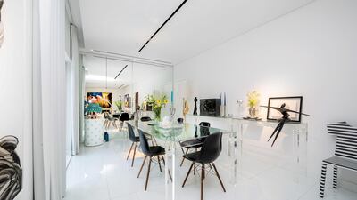 White is the prominent colour downstairs. Courtesy LuxuryProperty.com