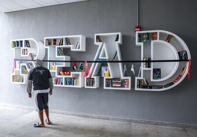 Surely you should have read, or intend to read, the books you choose to display? Victor Besa for The National