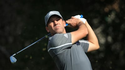 Sergio Garcia during the Pro-Am ahead of the Abu Dhabi HSBC Championship. Getty Images