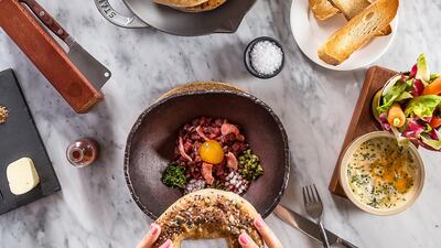 Enjoy a meal at The Hide at Madinat Jumeirah. Courtesy Madinat Jumeirah