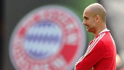 Pep Guardiola will leave Bayern Munich in a strong position by the end of his tenure. John MacDougall / AFP