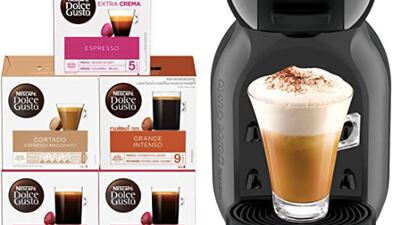 22 per cent off: Nescafe Dolce Mini Me Coffee Machine (with 5 capsule boxes) – Pre-Prime Day price: Dh599. Courtesy Amazon AE