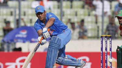 MS Dhoni has hit back at criticism following India’s ODI series defeat to Bangladesh. AM Ahad / AP Photo