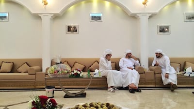 Day 23 — ‘Men gather in a Majlis during a Ramadan night, and discuss various matters.’ - Ammar Al Attar for The National