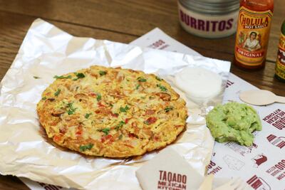 Mexican omelette from Taqado
