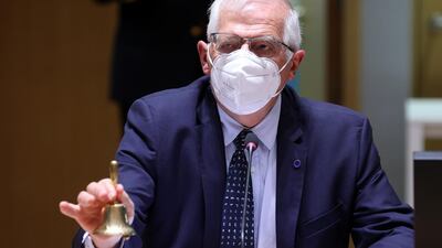 Josep Borrell, the EU’s foreign policy chief, said the situation on the Russia-Ukraine border was 'very dangerous'. Bloomberg