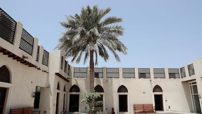 The courtyard of the recently restored Bait Al Naboodah. Pawan Singh / The National