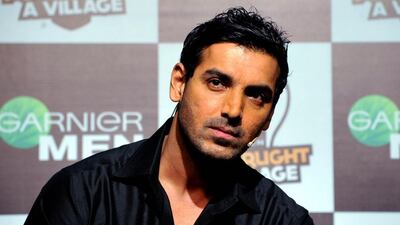 John Abraham's knee injury has delayed the Abu Dhabi film shooting of Dishoom. AFP photo