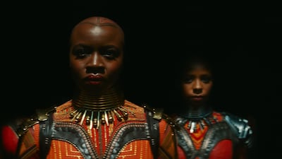 Danai Gurira in a scene from the film.