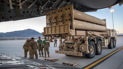 The US Army's Terminal High Altitude Area Defence (THAAD) launching station at Fort Bliss, Texas. Photo: US Air Force
