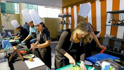 Cook-off at Kahraman Restaurant, Southern Sun Hotel, Abu Dhabi. Victor Besa for The National