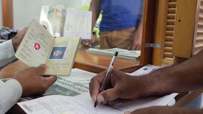 It is illegal for any employer to retain a passport, says Keren Bobker. Delores Johnson / The National