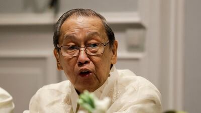 Jose Maria Sison, who leads the Communist Party of the Philippines, said his group would observe a ceasefire. AP