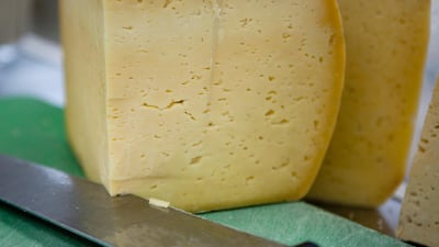 Cheese can be packed in a lunch box. Lauren Lancaster / The National