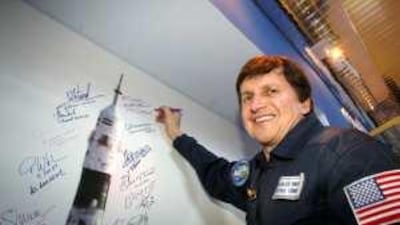 Charles Simonyi made his first journey into space in April 2007 and will begin his second trip on Thursday.