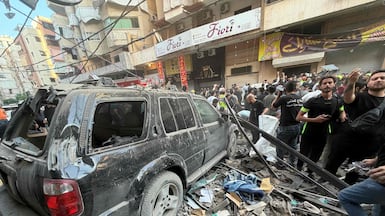 Israel's attack on Beirut was its first since June, although it regularly bombards the south of Lebanon. AFP