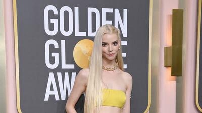 Anya Taylor-Joy in Dior. AFP