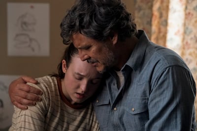 Bella Ramsey and Pedro Pascal in The Last of Us. Photo: HBO