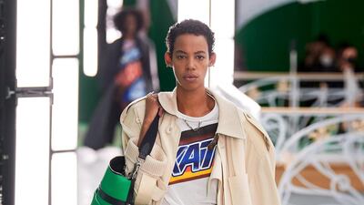 Trousers are spacious at Louis Vuitton