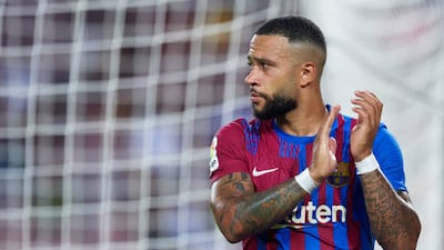 Memphis Depay earns £230,000 a week. Getty