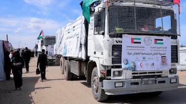 The UAE has been providing humanitarian assistance and medical aid to Gaza since November 2023. Photo: Wam