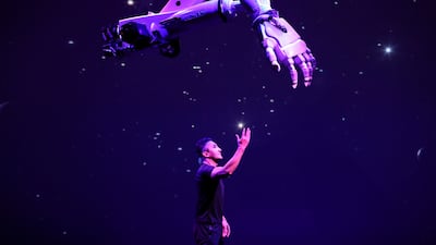 'Unlimited Space', unique show about the future of mankind, at the Kazakhstan pavilion. Khushnum Bhandari/ The National