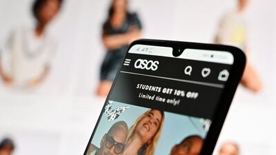 ASOS has announced plans to become net zero by 2030. AFP