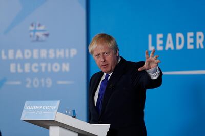 Conservative leadership candidate Boris Johnson. Darren Staples / Getty