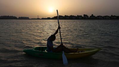 Many apartments cite fire regulations when banning the storage of equipment such as kayaks and fishing poles in common areas. Pawan Singh / The National