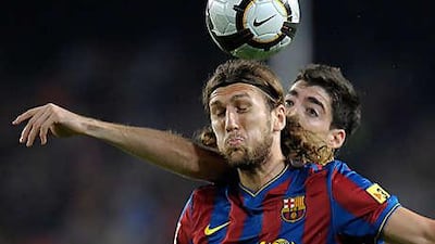 Dmytro Chygrynskiy, front, disappointed at Barcelona and was sold back to Shakhtar Donetsk to raise much-needed funds.