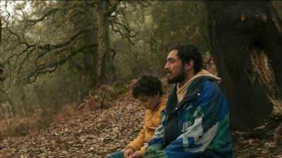 Behind The Mountains features a man who takes his son on a journey through the Tunisian wilderness. Photo: Metafora Production