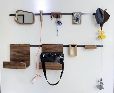 The Hang On wall hanging in Fadi Sarieddine's home. Ruel Pableo for The National