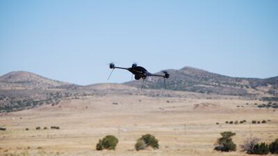 Lockheed Martin's INDAGO, an Unmanned Aerial System. Photo Courtesy: Lockheed Martin