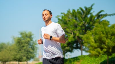 Mohamed Selim will be taking part in the 2.5km run during the Open Masters Games Abu Dhabi. Photo: Mohamed Selim