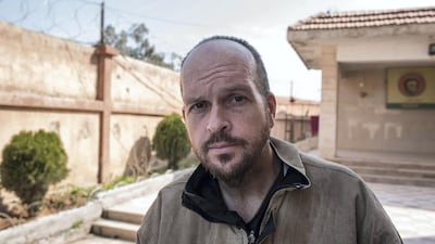 New Zealand ISIS supporter Mark Taylor inside a Kurdish jail in northern Syria after surrendering to the Syrian Democratic Forces. Campbell MacDiarmid