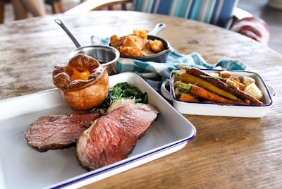 Tom Aikens' roast beef rib. Pots, Pans & Boards