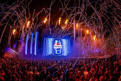 Pepsi takes centre stage at UNTOLD festival in 2024. Photo: PepsiCo