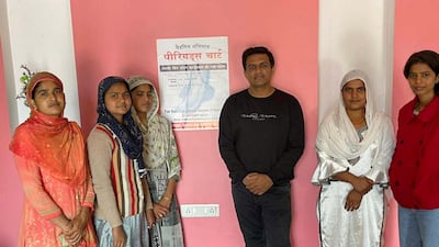 Sunil Jaglan, 37, a former village head and a social worker from Jind in Haryana has launched a campaign to shift focus on breaking taboos and encouraging conversation on periods seen as 'ladies problem' in conservative Indian society. Taniya Dutta for The National