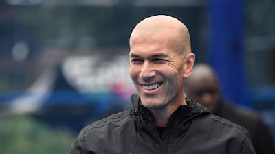 Zinedine Zidane said no other club was involved in his decision to part ways with Real Madrid. Eric Feferberg / AFP